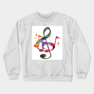 Music Notes Crewneck Sweatshirt